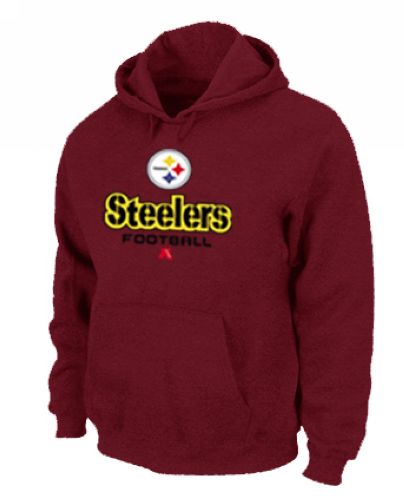 NFL Men's Nike Pittsburgh Steelers Critical Victory Pullover Hoodie - Red